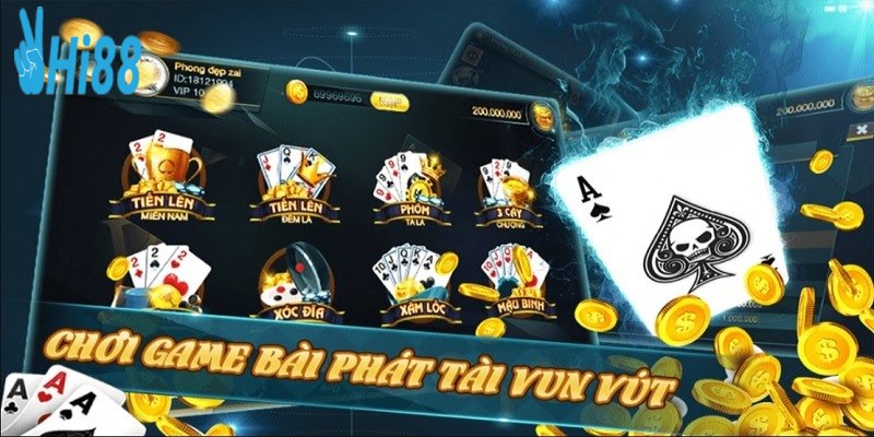 Đăng ký tài khoản Hi88 để tham gia kho game bài đặc sắc